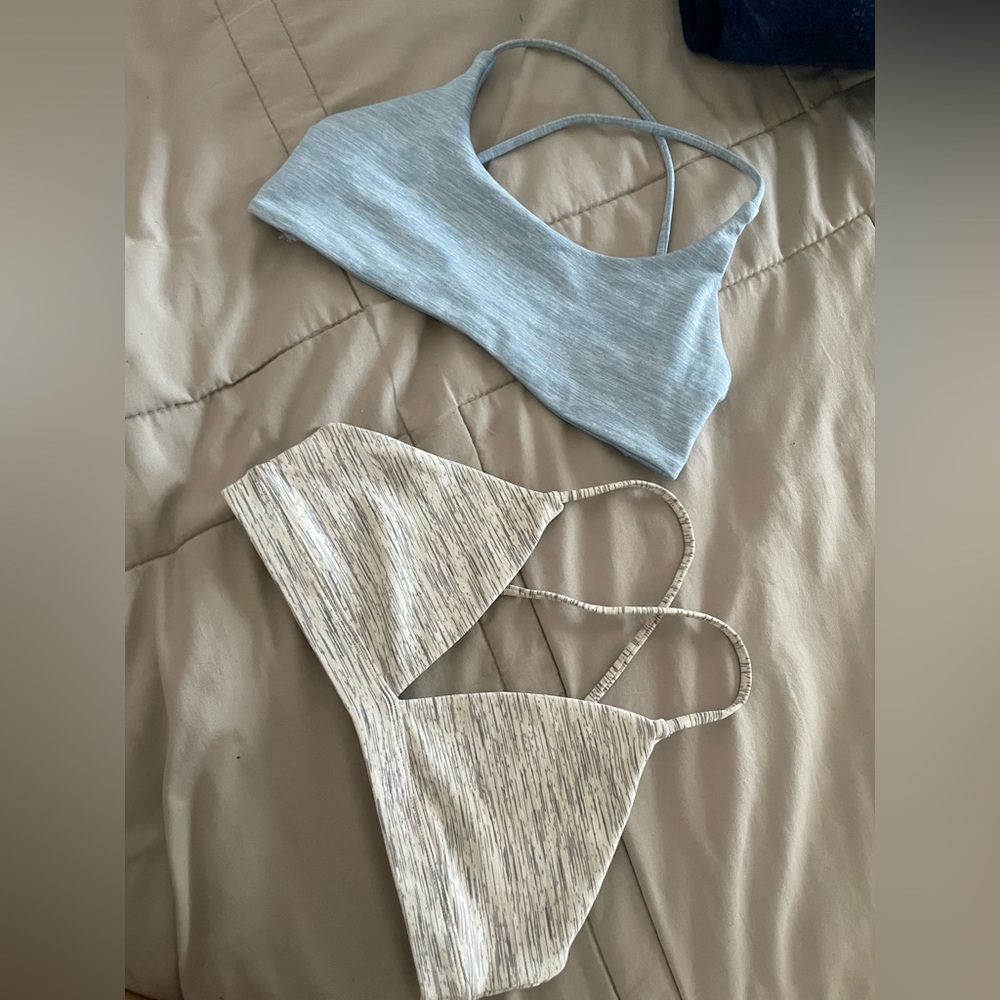 blue crop shop boutique sports bra